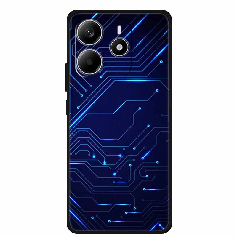 Для Redmi Note 14 4G ГЛОБАЛЬНЫЙ Чехол Животные Мягкий Силиконовый ТПУ Чехлы для Телефона Задняя Крышка для Xiaomi Redmi Note14 4G Защитник Coque