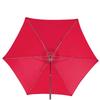 Folding Umbrella 2.3 M Anzio Red With Hydrophobic Coating