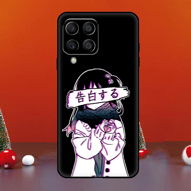 Грустная Аниме Эстетика Сэмпай Для Samsung Galaxy M52 M32 M12 M11 M21 M31 M13 M33 M35 M53 M55 M15 M14 M34 M54 M06 M16 Чехол