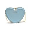 Trendy Ins Style Heart Bag Pu Material Sweet Fresh Shoulder Bag For Ladies