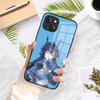 Чехол для телефона Arknights Чэнь Цяньюй Для IPhone 17 Pro Max 16 15 14 Pro Max 13 11 X Xs Xr 8 7Plus Стеклянная крышка