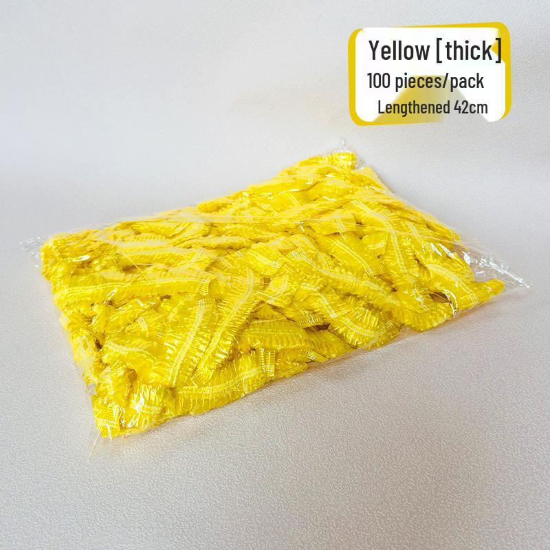 100-Pack Thick Disposable Shower Caps for Bathing & Hair Styling