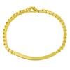 24k Plating Gold Bracelet Fashion Box Hand Chain Bracelets For Women Men Link Chain Bracelet Luxury Jewelry