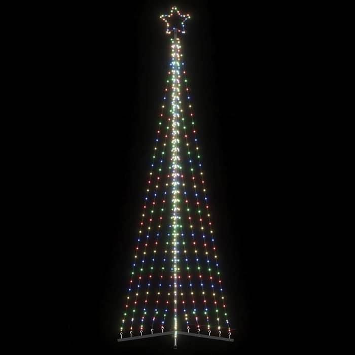 VidaXL LED Christmas Tree 495 Colorful LEDs 300.5 Cm, Christmas Light, LED Christmas Light, Outdoor Christmas Light, 4016439
