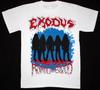 EXODUS BONDED BY BLOOD 85 Трэш-группа Белая Футболка Все Размеры Унисекс Футболка