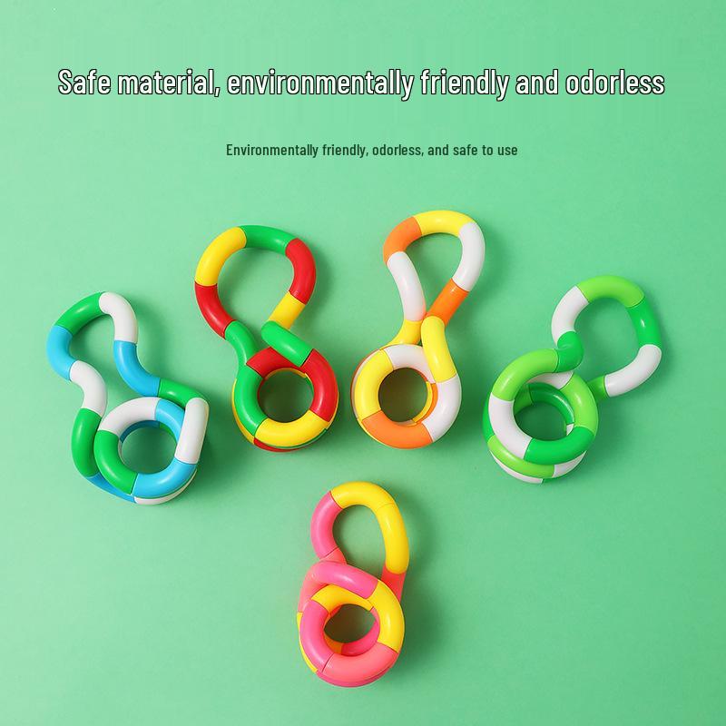 Многоцелевая креативная витая веревка: Образовательная и антистрессовая игрушка для школьников и детей