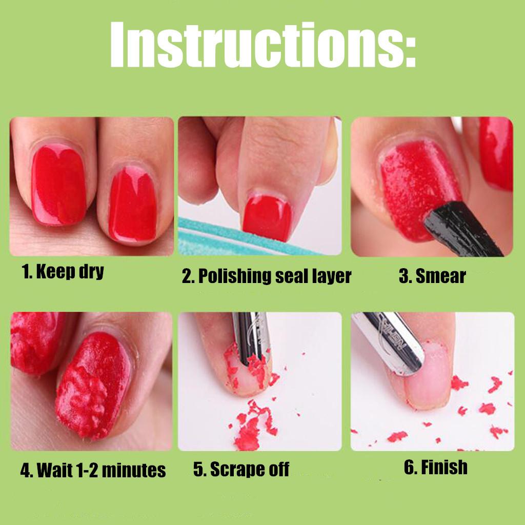 Очиститель ногтей для удаления разрывов геля Гель для маникюра 15 мл