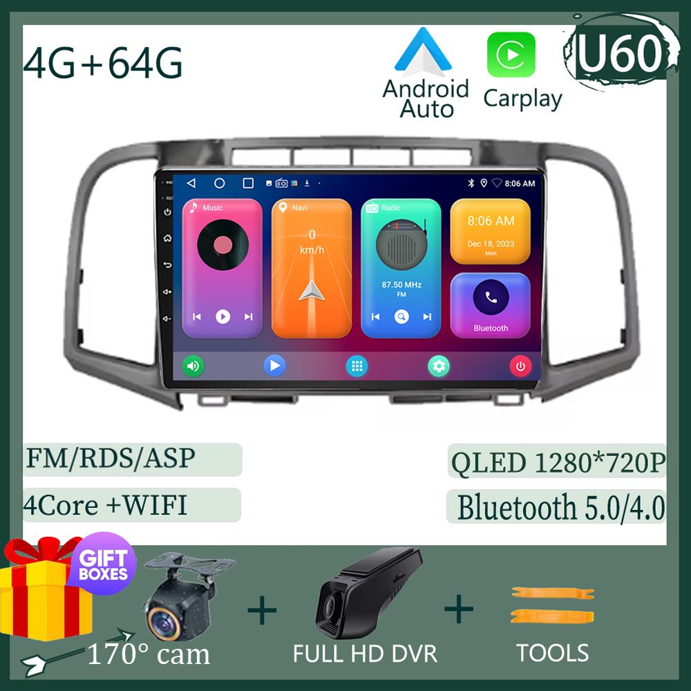 Android 14 Carplay автомобильное радио для Toyota Venza 2008 - 2016 Мультимедийный видеоплеер Навигация GPS Стерео 2Din DVD Головное устройство Авто