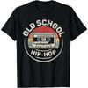 Vintage Retro Old School Hip Hop 80s 90s Cassette Music T-Shirt Men Short-sleev Summer Fashion Shirt Casual Streetwear Male Tops