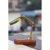 Personalized Desktop Magnifying Glass With Wooden Stand Movable Lens, Nautical Magnifier|, Antique Map Reader, Vintage Jewelry Optical Lens