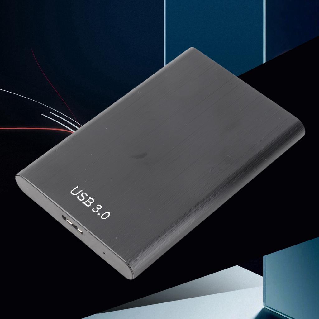 2,5-дюймовый SATA USB 3.0 ноутбук 7-9,5 мм жесткий диск SSD корпус внешний чехол для ноутбука диск(черный) (Нет