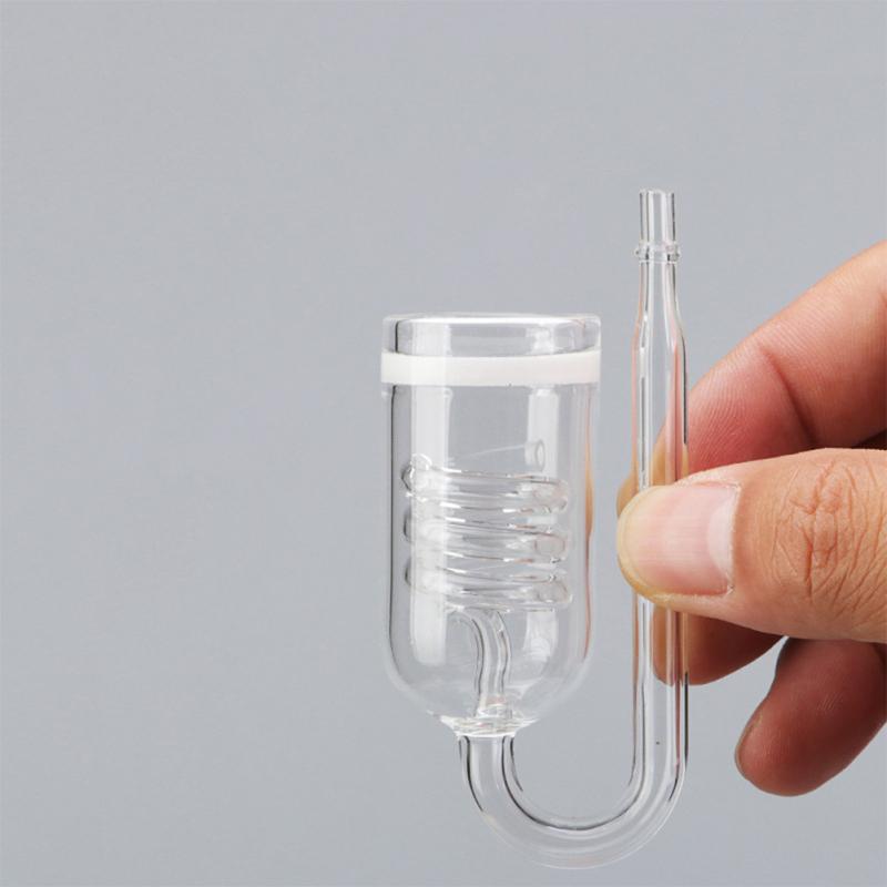 Glass Spiral Co2 Diffuser Bubble Counter For Aquarium Tank Co2 Generator Aquarium Accessories