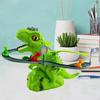 Dinosaur Climbing Slide Toy Climb Stairs Learning Montessori Roller Coaster with Music and