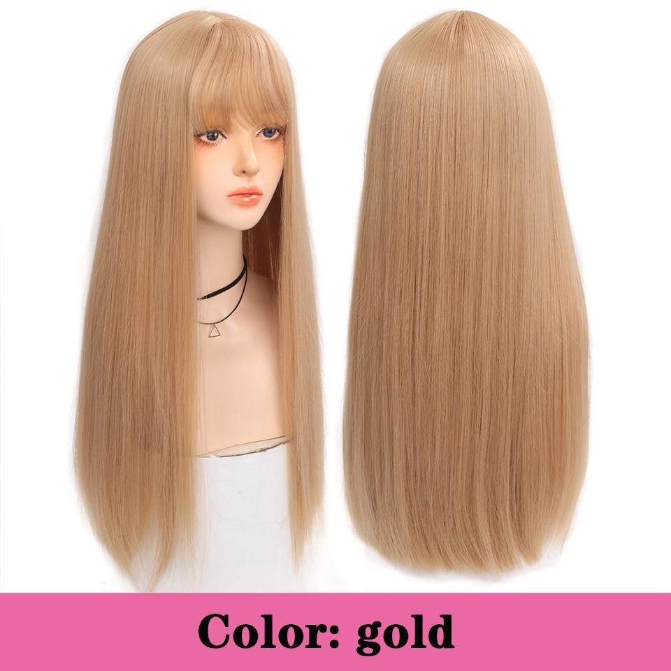 Длинный вьющийся синтетический парик с челкой по центру, темно-коричневый парик из натуральных вьющихся волос, женский парик для косплея, парик из термостойкого волокна