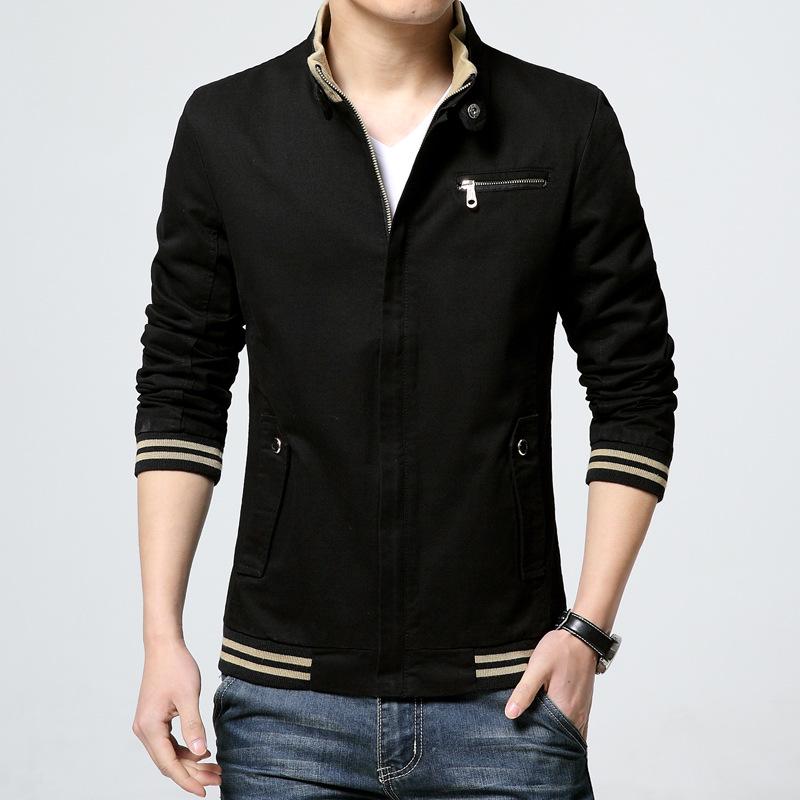 Spring Men's Jacket Men's Jacket Casual Jacket Student Washed Cardigan