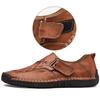 Мужские повседневные кожаные туфли, низкие уличные мокасины, мягкие кроссовки, нескользящие туфли на плоской подошве, мокасины ручной работы, большой размер 39-46