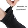 Nanjiren Men's Winter Warm Half-Finger Gloves