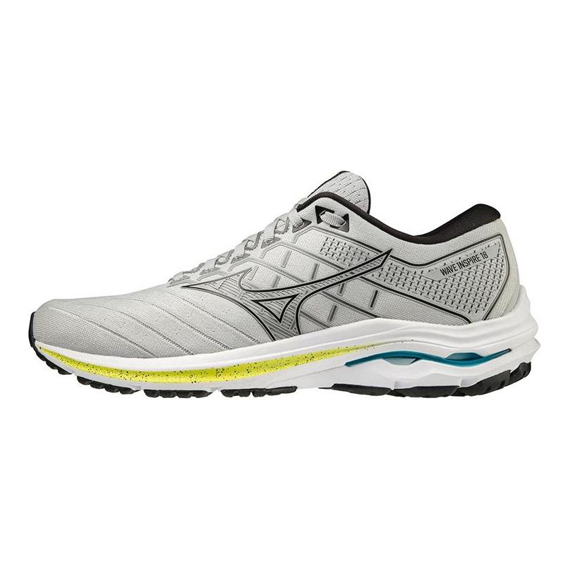 Mizuno Wave Inspire 18 'Светло-серый Черный Желтый' J1GC224409