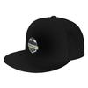 Fashion  sHertogenbosch Netherlands Retro Vintage Badge Flat Brim Sun Hat  Campus Cap Unisex