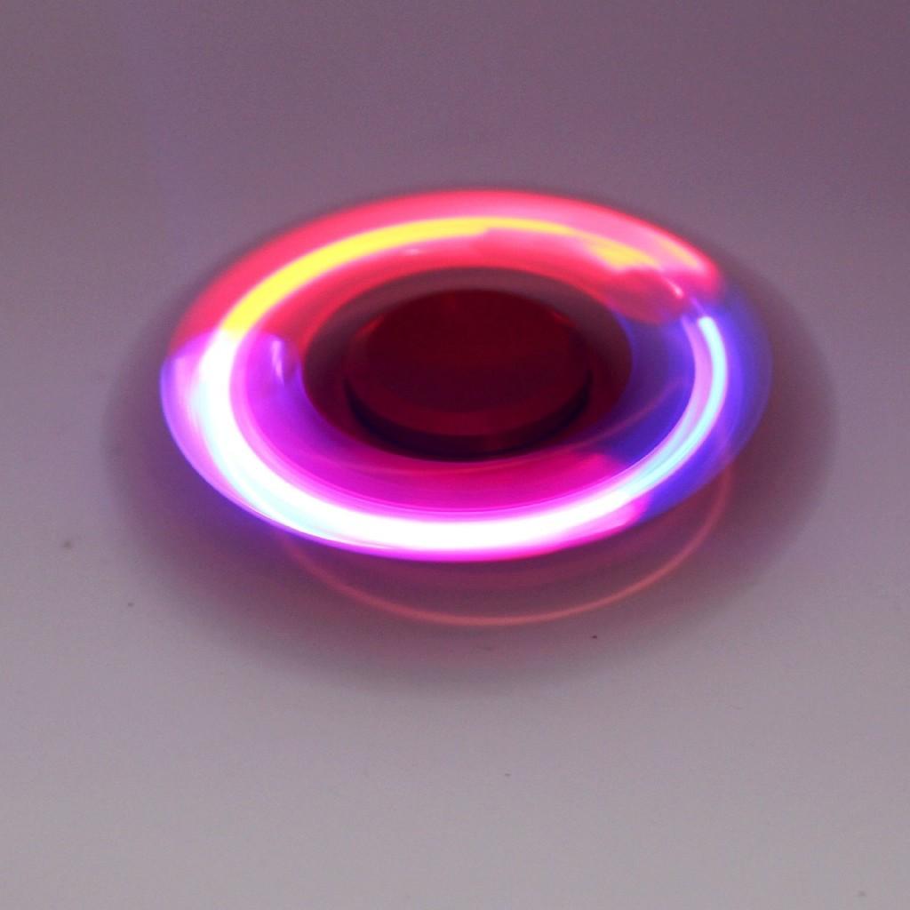 Премиального качества светодиодный светящийся мигающий фиджет три-спиннер для снятия тревоги и стресса