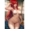 Игра с принтом Erza Scarlet, обнаженная сексуальная девушка, художественный холст, постер, Декор для гостиной, спальни, настенная картина