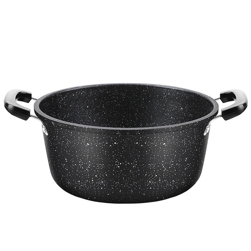 Maifan Stone Non-Stick Soup Pot, Large Capacity Double-Ear Design for Induction and Gas Stoves.