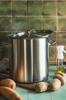 STAINLESS STEEL POT 30.5 cm GASTRO POT 22L WITH METAL LID