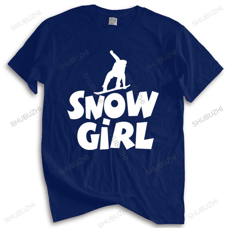 Fashion brand t shirt mens loose fashion brand men t shirt Snowgirl Snowboard new fashion teeshirt man tee