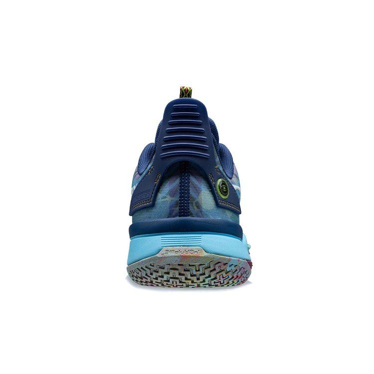 Баскетбольные кроссовки Li Ning All City 10 V1 с противоскользящим покрытием, амортизирующие, прочные, низкие, детские, темно-синие, ABPS059-2