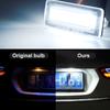 2 шт. светодиодные фонари номерного знака для автомобиля VW Golf VI Plus Jetta VI Passat 3C B6 B7 Polo 6R Touran 1T Фонари номерного знака CanBus Без ошибок