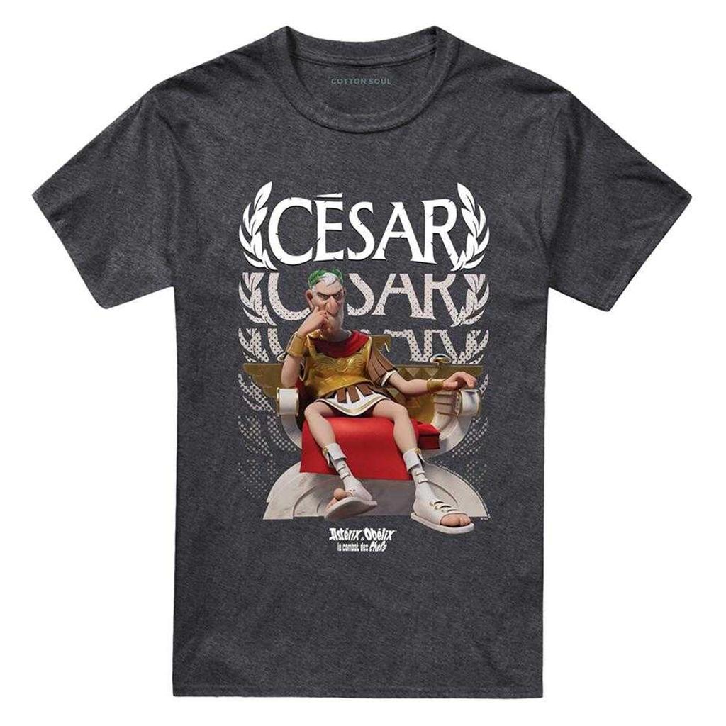 Asterix Unisex Adult Csar Of Rome Heather T-Shirt