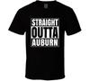 Straight Outta Auburn Alabama City Compton Parody Grunge T Shirt