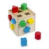 Melissa & Doug Wooden Toy Puzzle Box Shape-Matching Toy, Authentic, 575