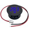DC 4-100V DC Digital Voltmeter Head Reverse Connection Protection LED Digital Display Round Voltmeter Head Small Volt Test Tool