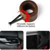 Car Propagation Vase Vent Clip, Car Plant Flower Holder with Glass Tube