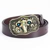 Sheep Totem Personality Ethnic Style Belt Fashion Whole Cowhide Retro Belt Ghost Knights Jeans Belt
