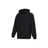 Adidas Neo Solid Color Logo Embroidered Knit Hoodie Unisex Hoodie Black IA6894