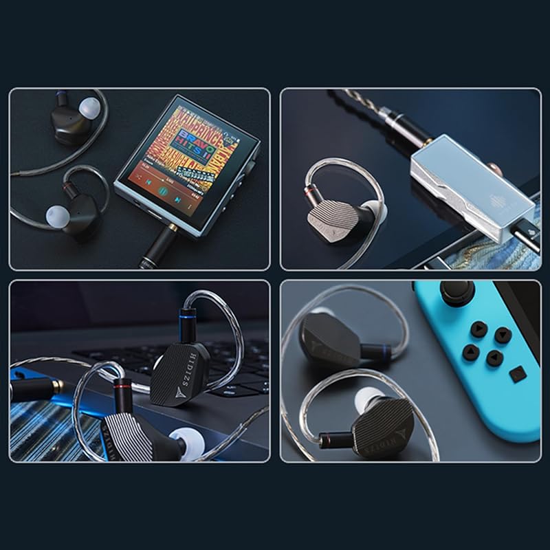 MP143 Salt ear monitor 14.3 mm HIFI with planar drive driver chinese earphones wired high resolution Sound tuning filter conversion technology CNC