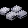 10 шт., алюминиевые радиаторы 20X20X6 мм со светодиодной подсветкой, радиаторы с лентой