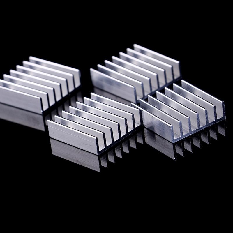 10 шт., алюминиевые радиаторы 20X20X6 мм со светодиодной подсветкой, радиаторы с лентой