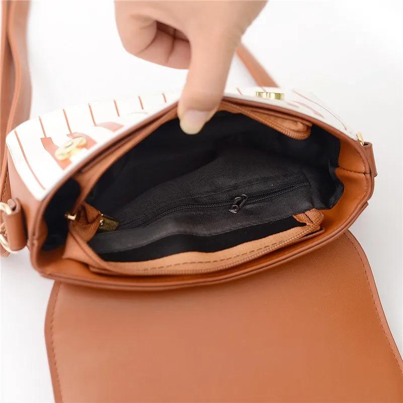 Fashion Women Shoulder Bags Piano Style Lady Bag PU Leather Handbags Casual Woman Girls Tote Bags Billfold Wallet Flap Bag