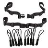2 Packs Adjustable Backpack Chest Straps Sternum Straps Belts with 10pcs Zipper Pulls