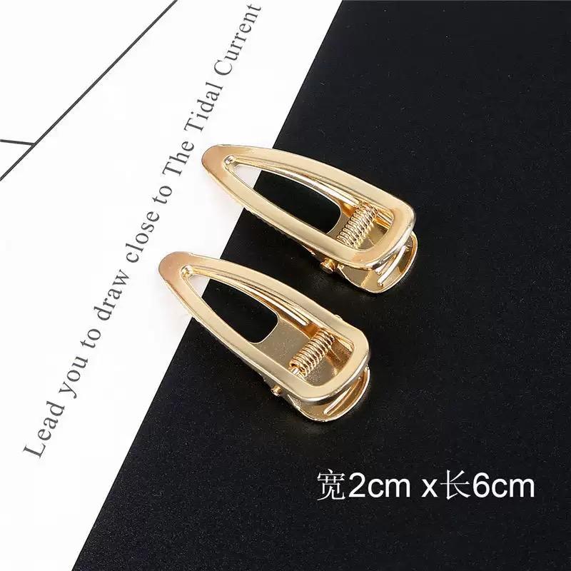 Wholesales Fashion Hair Clip New Women Zinc Alloy Hair Clips,gold Plating