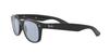 Ray-Ban RB2132F 601/64 55 Солнцезащитные очки NEW WAYFARER - Черный / Сине-серый Низкая посадка на переносице