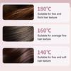 Mini Rechargeable Straightener Brush Portable Travel Lightweight Fast Heating Hot Comb 3 Temperature Setting Adjustable Electric Hair Styling Brush