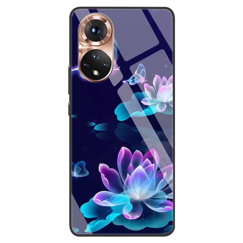 Роскошный чехол для Huawei Honor 50 Чехол Закаленное Стекло Чехол для Телефона Huawei Honor 50 Honor50 6.57" Coque Сумка Модный Бампер