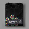 Men Eurovision Song Contest 2007 T Shirts  Pure Cotton Tops Funny Short Sleeve Round Collar Tees Original T-Shirt
