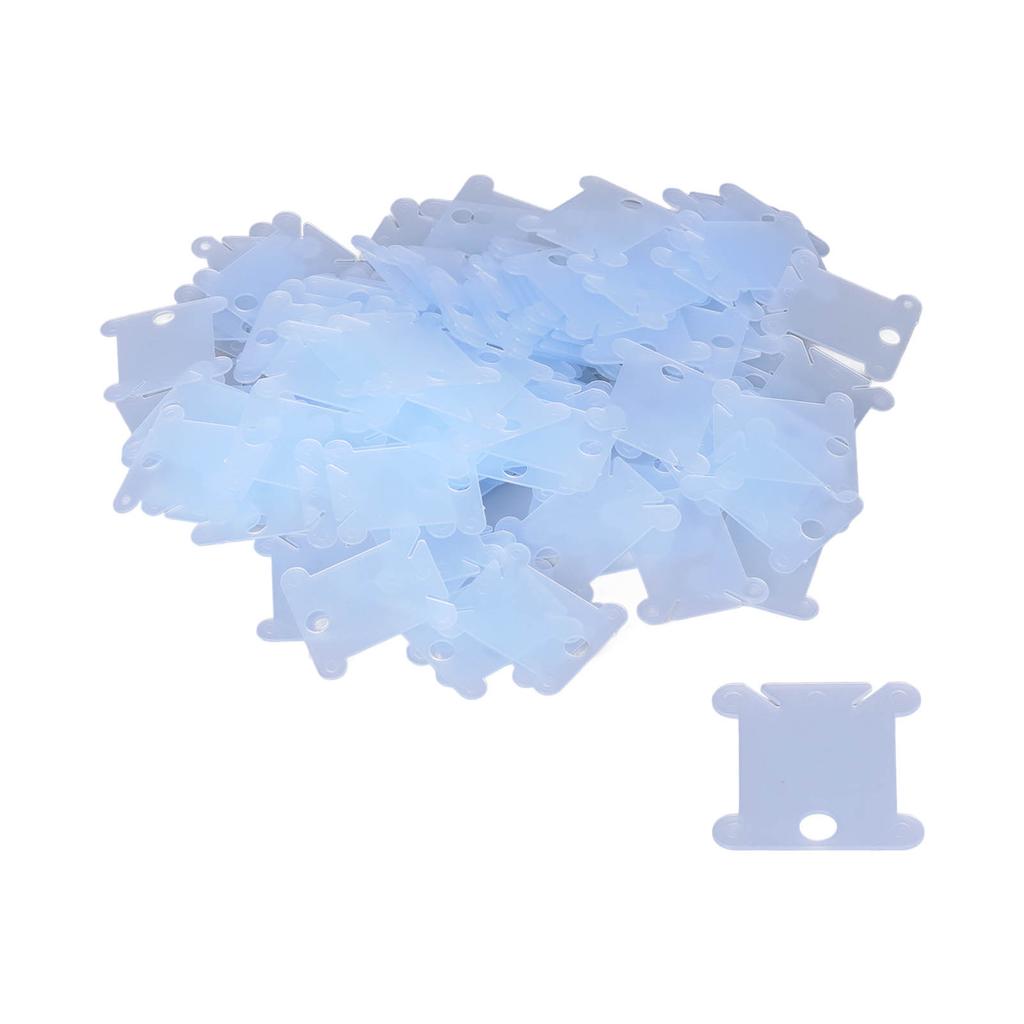 200Pcs Plastic Floss Bobbin Sorting Storage Function Beautiful Practical Household Sewing Thread Storage