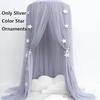7 Colors Baby Bed Hanging Mosquito Net Dome Bed Canopy Mosquito Net Bedcover Curtain Round Crib Netting Tent Kids Room Decor