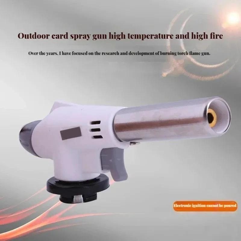 Горелка для приготовления пищи Автозажигание Бутан Газовая сварка-горелка Сварочная газовая горелка Пламя Газовая горелка Пламя Пистолет для барбекю Кемпинг Кулинария